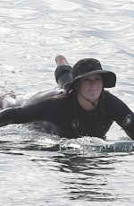 LEIGHTON MEESTER in Wetsuit Surfing in Malibu 12/27/2020
