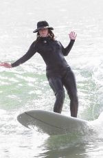 LEIGHTON MEESTER in Wetsuit Surfing in Malibu 12/27/2020