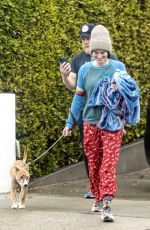 LENA HEADEY Leaves a Private Gym in West Hollywood 12/28/2020