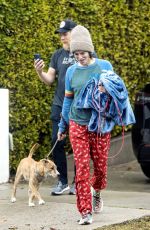 LENA HEADEY Leaves a Private Gym in West Hollywood 12/28/2020
