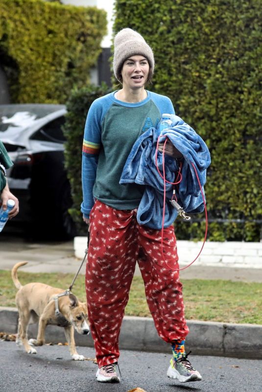 LENA HEADEY Leaves a Private Gym in West Hollywood 12/28/2020