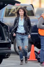 LENA HEADEY on the Set of Gypsy Moon in Los Angeles 12/08/2020