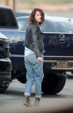LENA HEADEY on the Set of Gypsy Moon in Los Angeles 12/08/2020