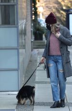 LILI REINHART Out with Her Dog in Vancouver 12/05/2020