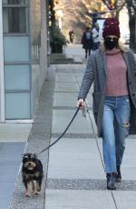 LILI REINHART Out with Her Dog in Vancouver 12/05/2020