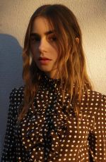 LILY COLLINS at a Photoshoot, December 2020
