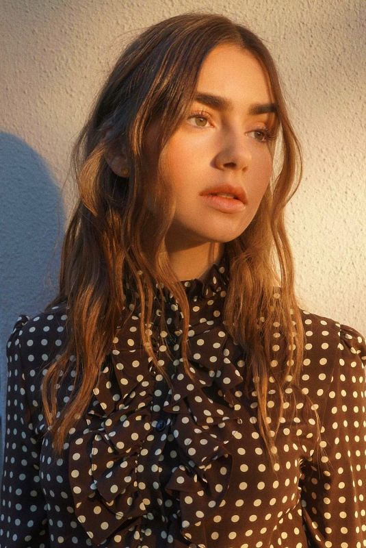 LILY COLLINS at a Photoshoot, December 2020