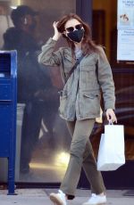 LILY COLLINS at a Post Office in Beverly Hills 12/14/2020