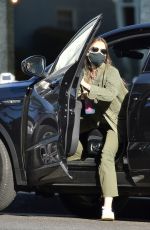 LILY COLLINS at a Post Office in Beverly Hills 12/14/2020