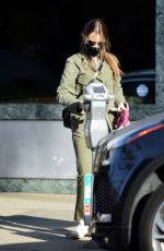 LILY COLLINS at a Post Office in Beverly Hills 12/14/2020