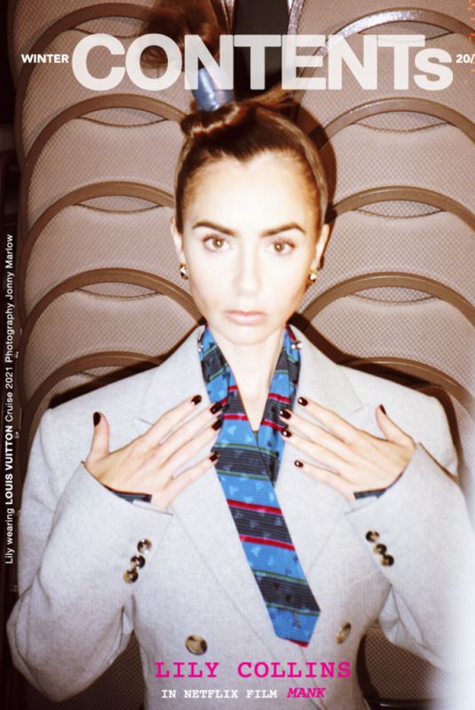 LILY COLLINS for Contentmode Winter 20/21