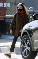 LILY COLLINS Leaves Pet Store in West Hollywood 12/17/2020
