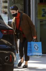 LILY COLLINS Leaves Pet Store in West Hollywood 12/17/2020