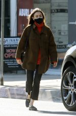 LILY COLLINS Leaves Pet Store in West Hollywood 12/17/2020