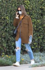 LILY COLLINS Out and About in Beverly Hills 12/08/2020