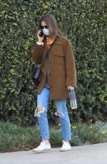LILY COLLINS Out and About in Beverly Hills 12/08/2020