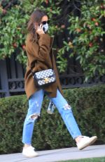 LILY COLLINS Out and About in Beverly Hills 12/08/2020