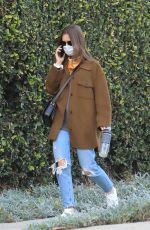 LILY COLLINS Out and About in Beverly Hills 12/08/2020