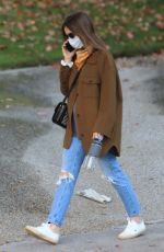 LILY COLLINS Out and About in Beverly Hills 12/08/2020