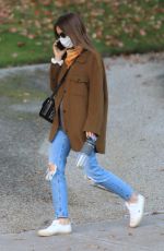 LILY COLLINS Out and About in Beverly Hills 12/08/2020