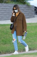 LILY COLLINS Out and About in Beverly Hills 12/08/2020