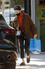 LILY COLLINS Out Shopping in West Hollywood 12/17/2020