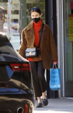 LILY COLLINS Out Shopping in West Hollywood 12/17/2020