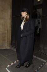 LILY JAMES Leaves St Lukes Church in Chelsea 12/02/2020