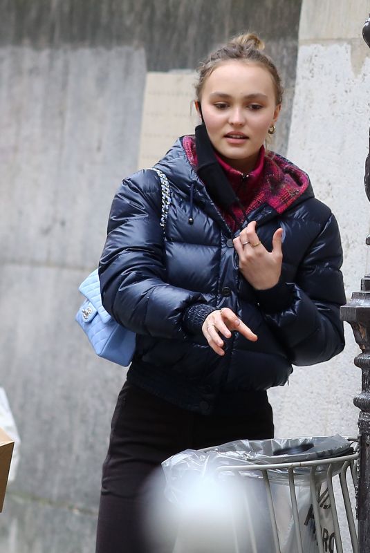 LILY-ROSE DEPP Out Sshopping in Paris 12/05/2020