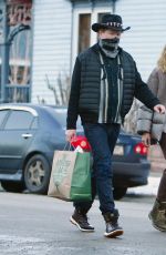 LIZA POWEL Out Shopping in Aspen 12/26/2020