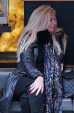 LIZZIE CUNDY Out with CLAIRE CAUDWELL in Knightsbridge 12/14/2020