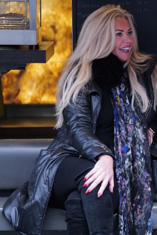 LIZZIE CUNDY Out with CLAIRE CAUDWELL in Knightsbridge 12/14/2020