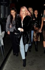 LOTTIE MOSS Arrives at Xier Restaurant in London 12/12/2020