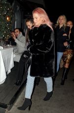 LOTTIE MOSS Arrives at Xier Restaurant in London 12/12/2020