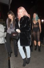 LOTTIE MOSS Arrives at Xier Restaurant in London 12/12/2020