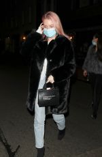 LOTTIE MOSS Arrives at Xier Restaurant in London 12/12/2020