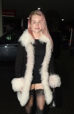 LOTTIE MOSS Leaves Ivy Chelsea Garden in London 12/02/2020