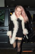 LOTTIE MOSS Leaves Ivy Chelsea Garden in London 12/02/2020