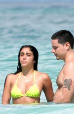 LOURDES LEON in Bikini at a Beach in Tulum 12/01/2020