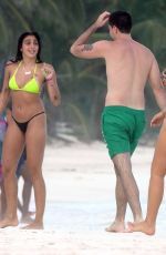 LOURDES LEON in Bikini at a Beach in Tulum 12/01/2020