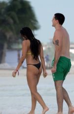 LOURDES LEON in Bikini at a Beach in Tulum 12/01/2020