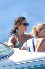 LUCY and TIFFANY WATSON at a Boat in Barbados 12/26/2020