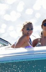 LUCY and TIFFANY WATSON at a Boat in Barbados 12/26/2020