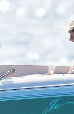 LUCY and TIFFANY WATSON at a Boat in Barbados 12/26/2020