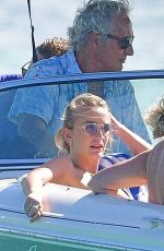 LUCY and TIFFANY WATSON at a Boat in Barbados 12/26/2020