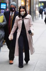 LUCY HALE Arrives on the Set of Dick Clark