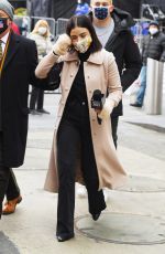 LUCY HALE Arrives on the Set of Dick Clark