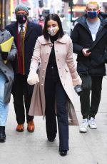 LUCY HALE Arrives on the Set of Dick Clark