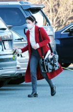 LUCY HALE Out with Her Dog in New York 12/06/2020