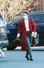 LUCY HALE Out with Her Dog in New York 12/06/2020